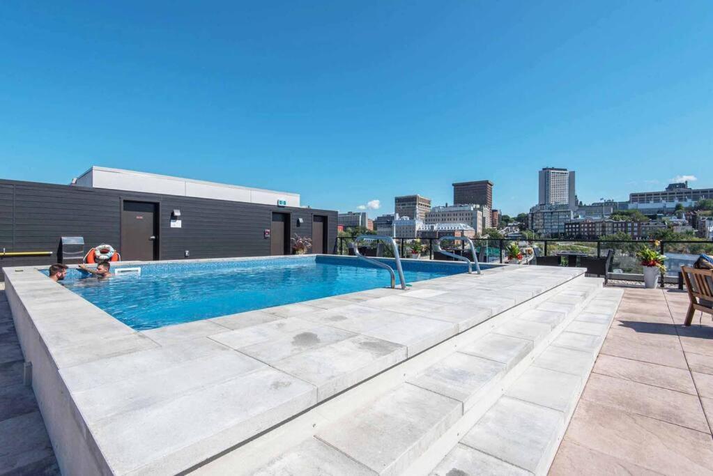 Le Coeur Du Festival D'Ete De Quebec Apartment Exterior photo